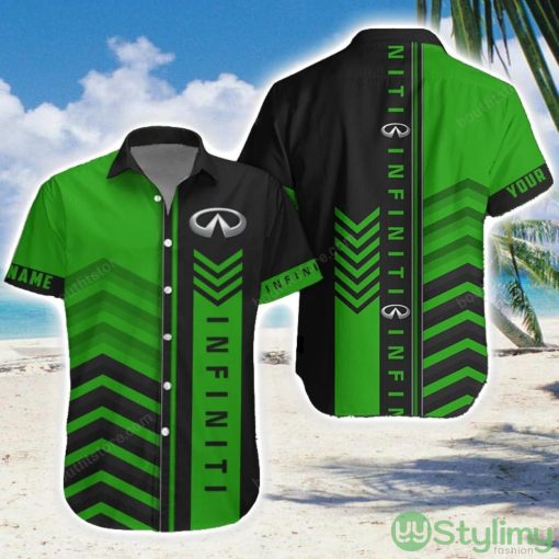 Infiniti Green Hawaiian Shirt Men Women Beach Gift Custom Name