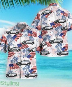 Irvington, New Jersey, Irvington Police Department, 4th Of July 3D Hawaiian Shirt Product Photo 1