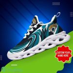 Jacksonville Jaguars NFL Max Soul Shoes Custom Name Sneakers Personalized Shoes For NFL Big Fans Product Photo 4