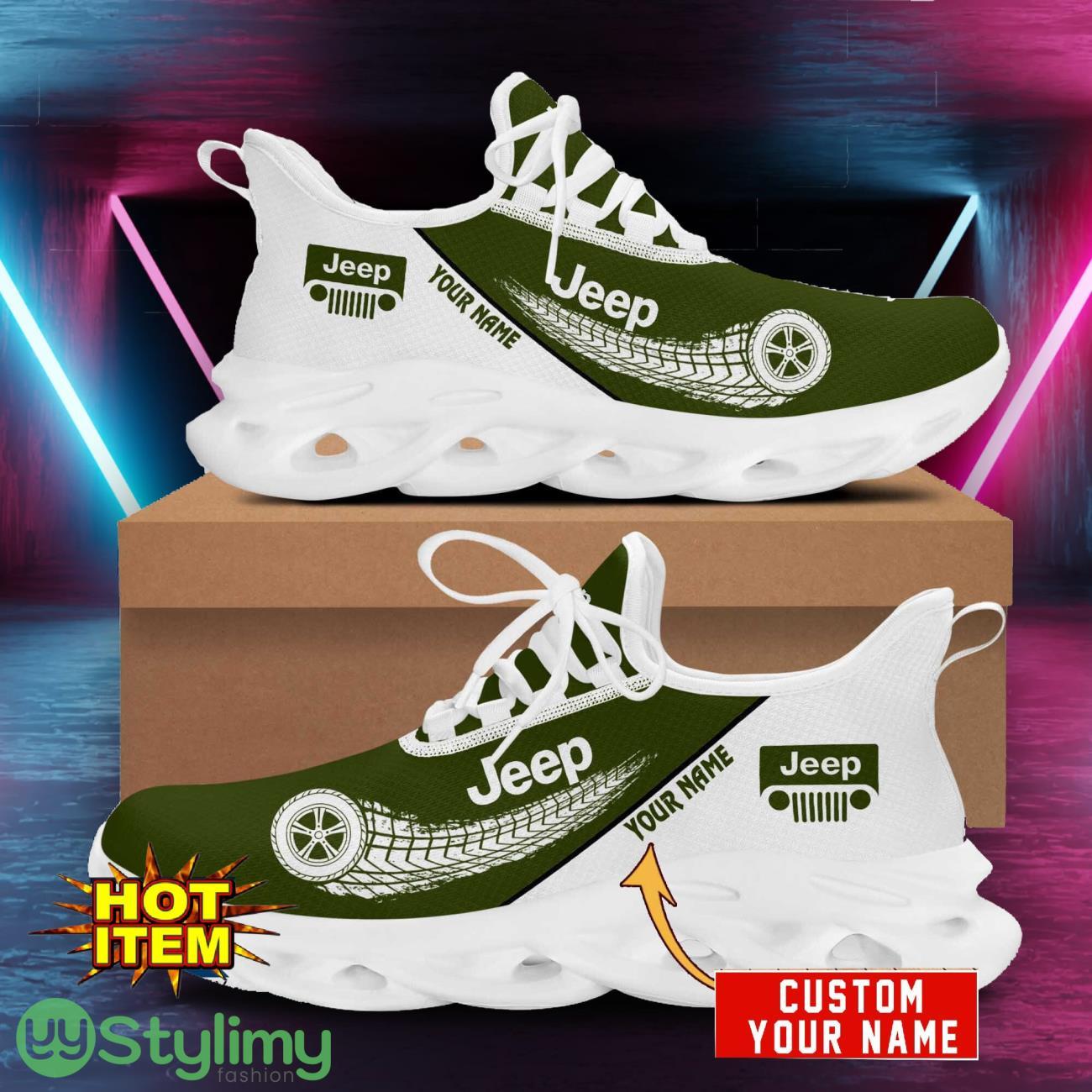 Jeep Logo Ultra Max Soul Shoes Sport Running Shoes For Men Women Shoes 3 Jeep Logo Ultra Max Soul Shoes Sport Running Shoes For Men Women Shoes Product Photo 1