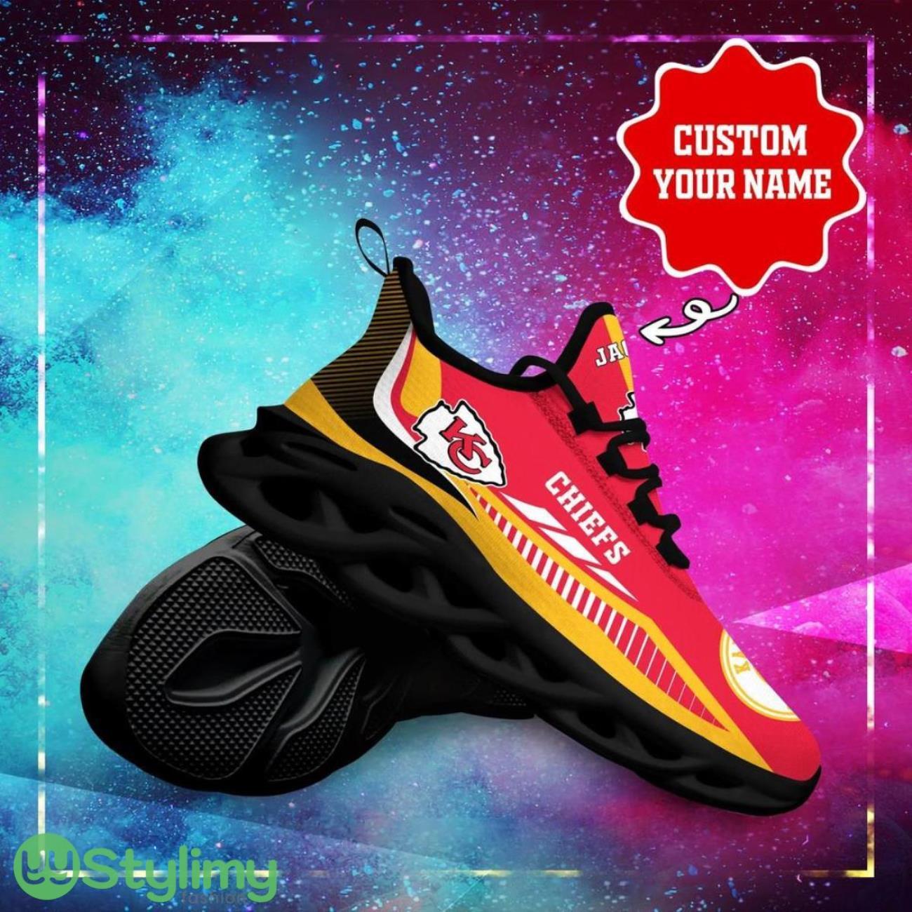 Kansas City Chiefs NFL Max Soul Shoes Custom Name Sneakers Hot Trending Running Sneakers 4 Kansas City Chiefs NFL Max Soul Shoes Custom Name Sneakers Hot Trending Running Sneakers Product Photo 4
