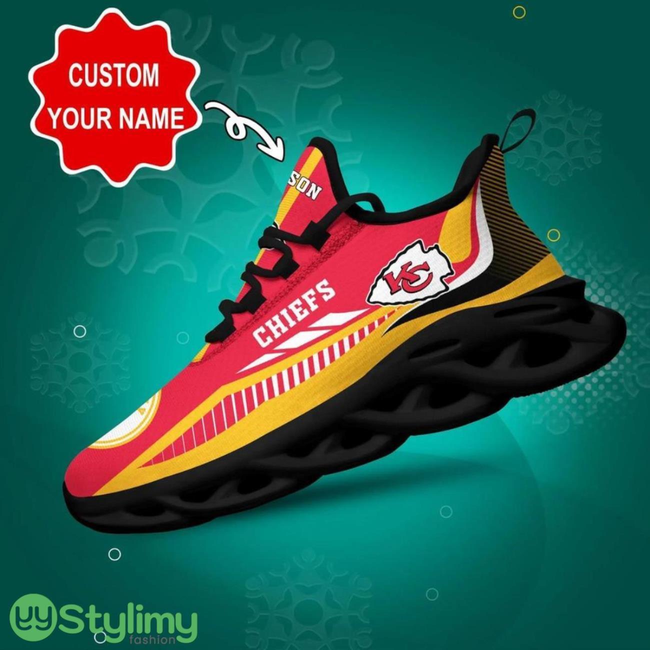 Kansas City Chiefs NFL Max Soul Shoes Custom Name Sneakers Hot Trending Running Sneakers 7 Kansas City Chiefs NFL Max Soul Shoes Custom Name Sneakers Hot Trending Running Sneakers Product Photo 1