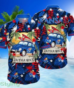 Kansas Jayhawks NCAA2 Car Go To beach Hawaiian Shirt Funny Summer Gift Product Photo 1