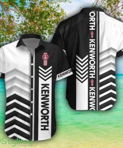 Kenworth White Hawaiian Shirt Shorts Sleeve Beach Shirt Custom Name Product Photo 1