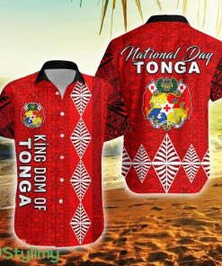 Kingdom Of Tonga 2021 Tonga National Day Tonga Button Down Hawaiian Shirt Trending Summer Product Photo 1
