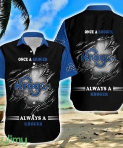 Kroger Floral Logo Aloha Hawaiian Shirt Gift For Fans - Kroger Floral Logo Aloha Hawaiian Shirt Gift For Fans