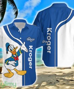 Kroger Logo Brand Donald Duck Hawaiian Shirt Gift Summer - Kroger Logo Brand Donald Duck Hawaiian Shirt Gift Summer