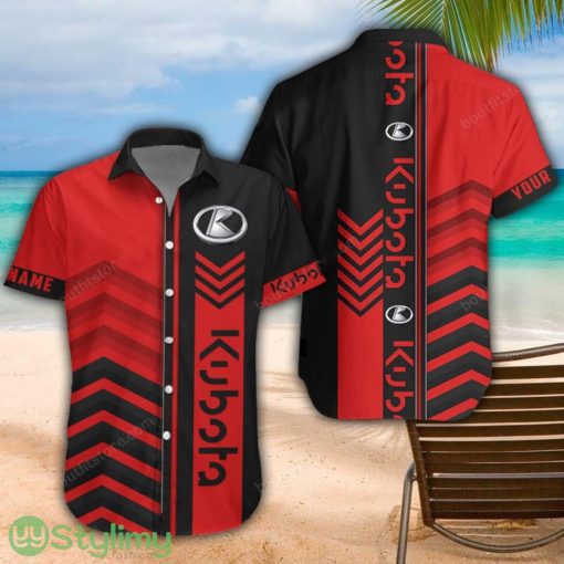 Kubota Red Hawaiian Shirt Men Women Beach Gift Custom Name