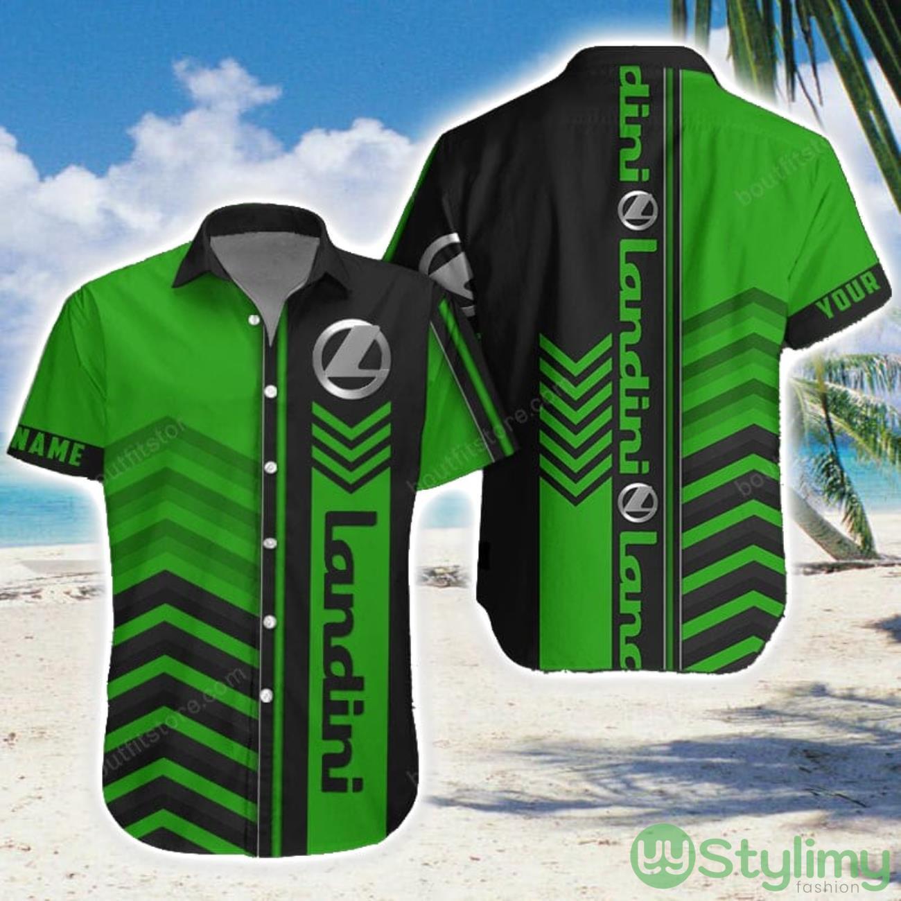 Landini Green Hawaiian Shirt Men Women Beach Gift Custom Name 1 Landini Green Hawaiian Shirt Men Women Beach Gift Custom Name Product Photo 1