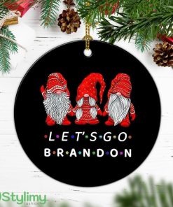 Lets Go Brandon Gnome Fjb Christmas Tree Ornament Product Photo 1