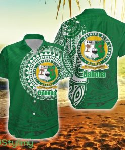 Liahona Tonga Polynesian Free Style Tonga Button Down Hawaiian Shirt Trending Summer Product Photo 1