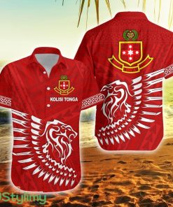 Lion Kolisi Tonga Polynesian Tonga Button Down Hawaiian Shirt Trending Summer Product Photo 1