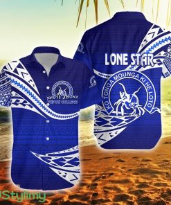Lone Star Kolisi Ko Tupou College Tonga Unique Version Blue Tonga Button Down Hawaiian Shirt Trending Summer Product Photo 1