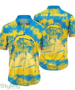 Los Angeles Chargers NFL Hawaiian Shirt Tropical Pattern Graphic Summer Gift For Fans Product Photo 1