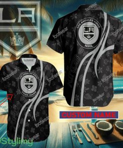 Los Angeles Kings Custom Name Hawaiian Shirt New For Men Women Fans Gift - Los Angeles Kings Custom Name Hawaiian Shirt New For Men Women Fans Gift