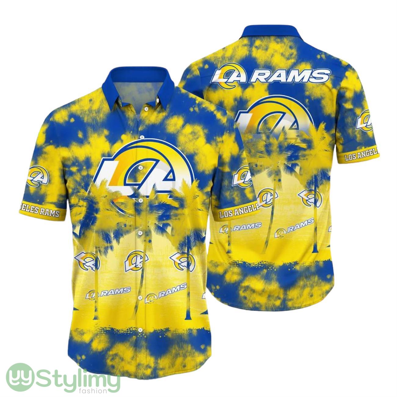 Los Angeles Rams NFL Hawaiian Shirt Tropical Pattern Graphic Summer Gift For Fans 2 Los Angeles Rams NFL Hawaiian Shirt Tropical Pattern Graphic Summer Gift For Fans Product Photo 1