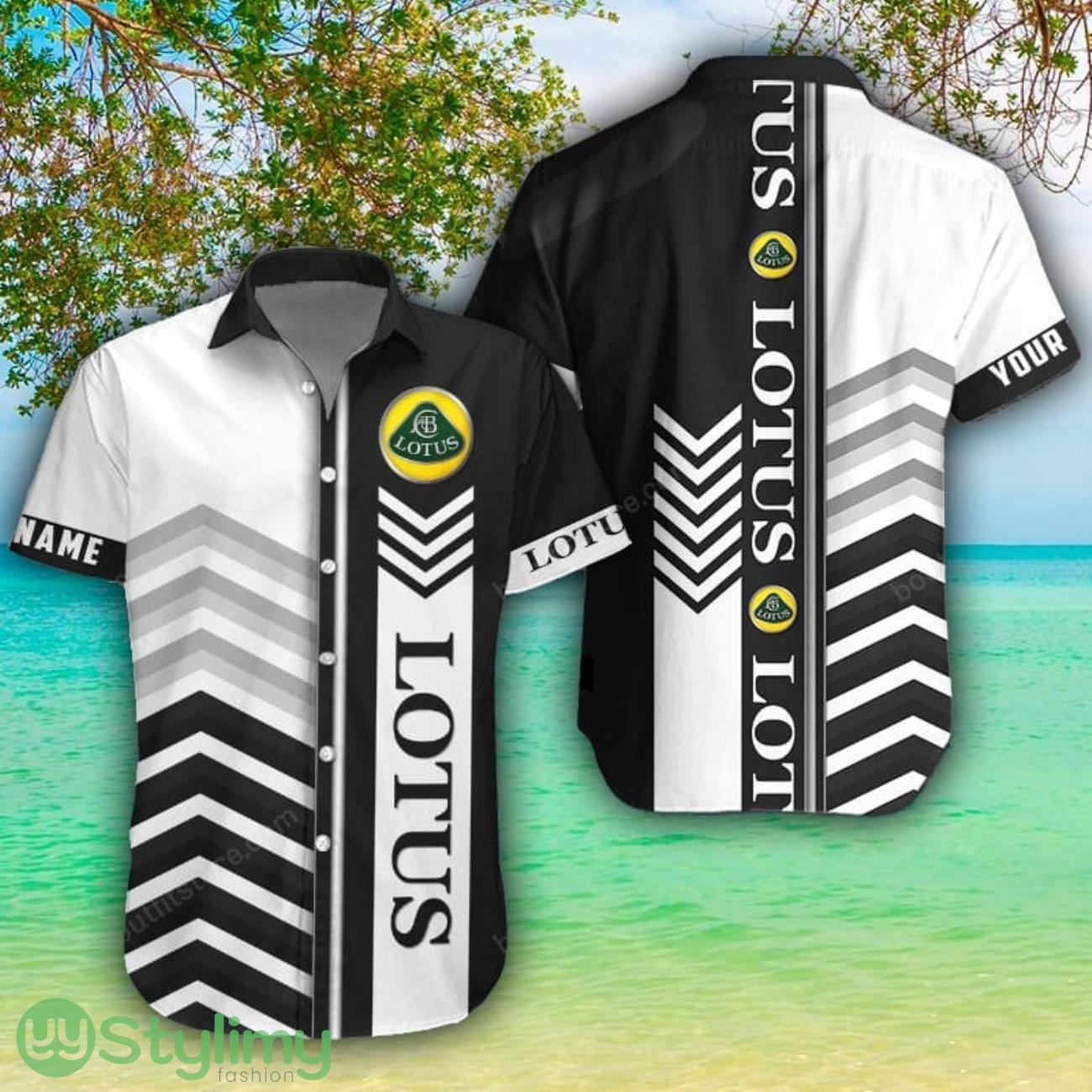 Lotus White Hawaiian Shirt Shorts Sleeve Beach Shirt Custom Name 2 Lotus White Hawaiian Shirt Shorts Sleeve Beach Shirt Custom Name Product Photo 1