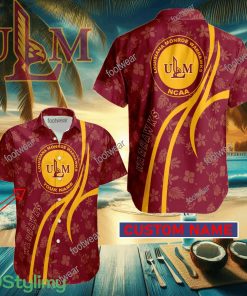 Louisiana Monroe Warhawks Custom Name Hawaiian Shirt New For Men Women Fans Gift - Louisiana Monroe Warhawks Custom Name Hawaiian Shirt New For Men Women Fans Gift