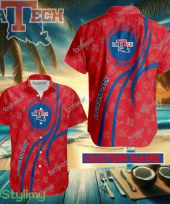 Louisiana Tech Bulldogs Custom Name Hawaiian Shirt New For Men Women Fans Gift - Louisiana Tech Bulldogs Custom Name Hawaiian Shirt New For Men Women Fans Gift