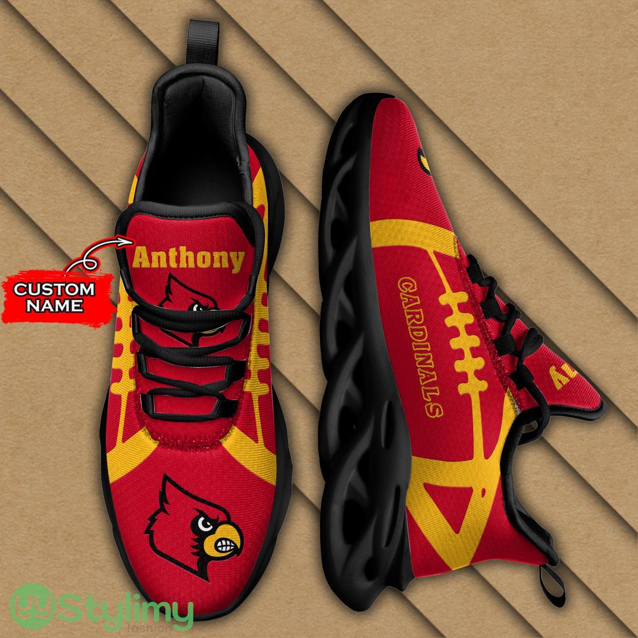 Louisville Cardinals NCAA Max Soul Shoes Gift Ideas Running Sneakers 2 Louisville Cardinals NCAA Max Soul Shoes Gift Ideas Running Sneakers Product Photo 2