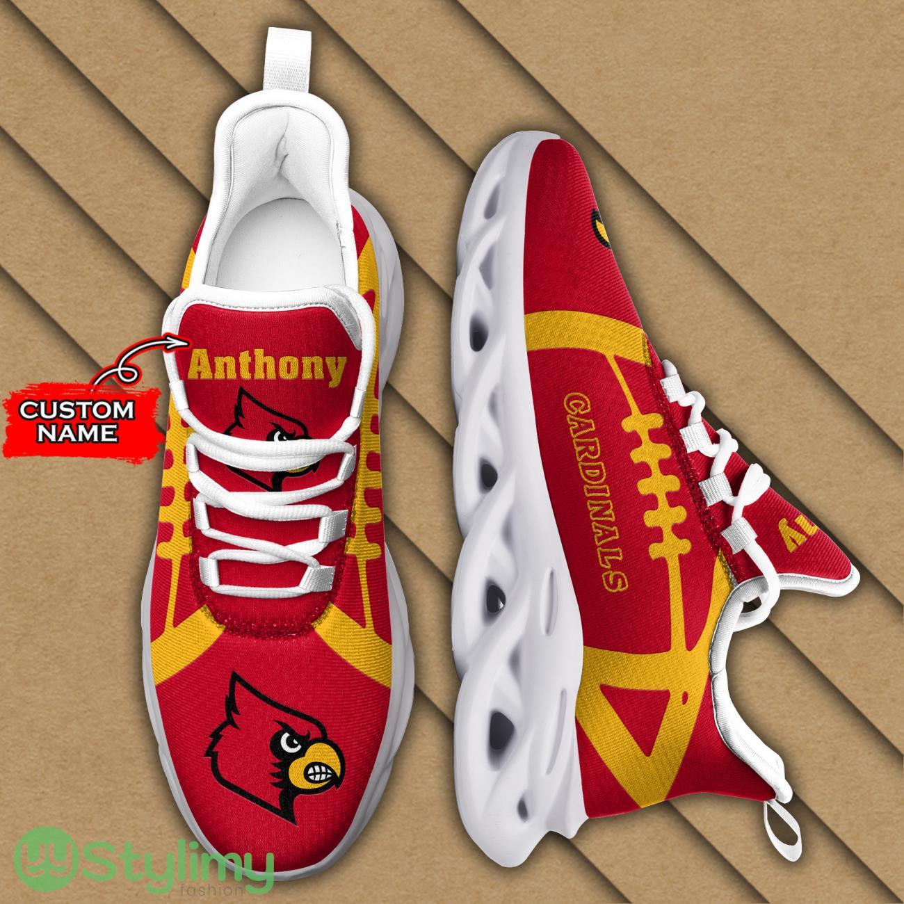 Louisville Cardinals NCAA Max Soul Shoes Gift Ideas Running Sneakers 3 Louisville Cardinals NCAA Max Soul Shoes Gift Ideas Running Sneakers Product Photo 3