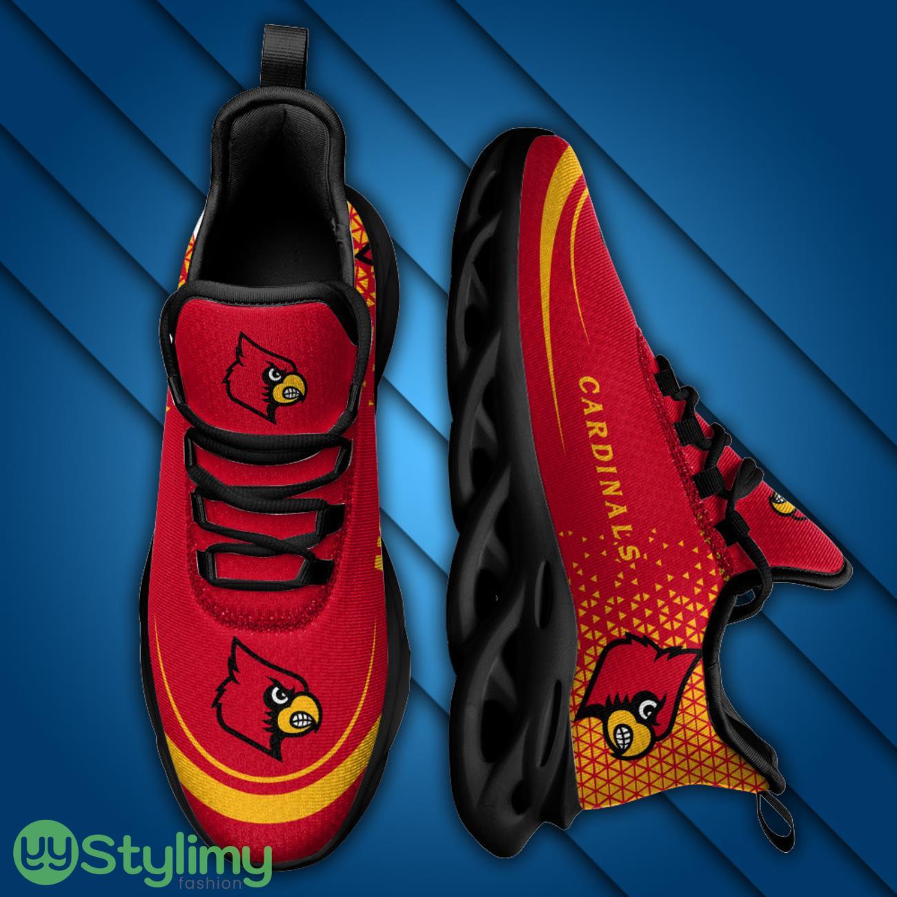 Louisville Cardinals NCAA Max Soul Shoes Gift Ideas Running Sneakers Custom Name 3 Louisville Cardinals NCAA Max Soul Shoes Gift Ideas Running Sneakers Custom Name Product Photo 3