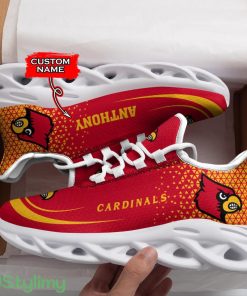 Louisville Cardinals NCAA Max Soul Shoes Gift Ideas Running Sneakers Custom Name Product Photo 1