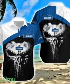 Lowe's Logo Brand Hawaiian Shirt Skull Gift Summer - Lowe's Logo Brand Hawaiian Shirt Skull Gift Summer