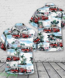 Mackenzie, British Columbia, District of Mackenzie Fire Rescue Department 3D Hawaiian Shirt Product Photo 1