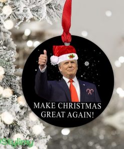 Make Christmas Great Again Trump Ornament Product Photo 1