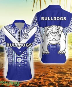 Makoi Bulldogs Mix Tapa Fijian Fiji Button Down Hawaiian Shirt Trending Summer Product Photo 1