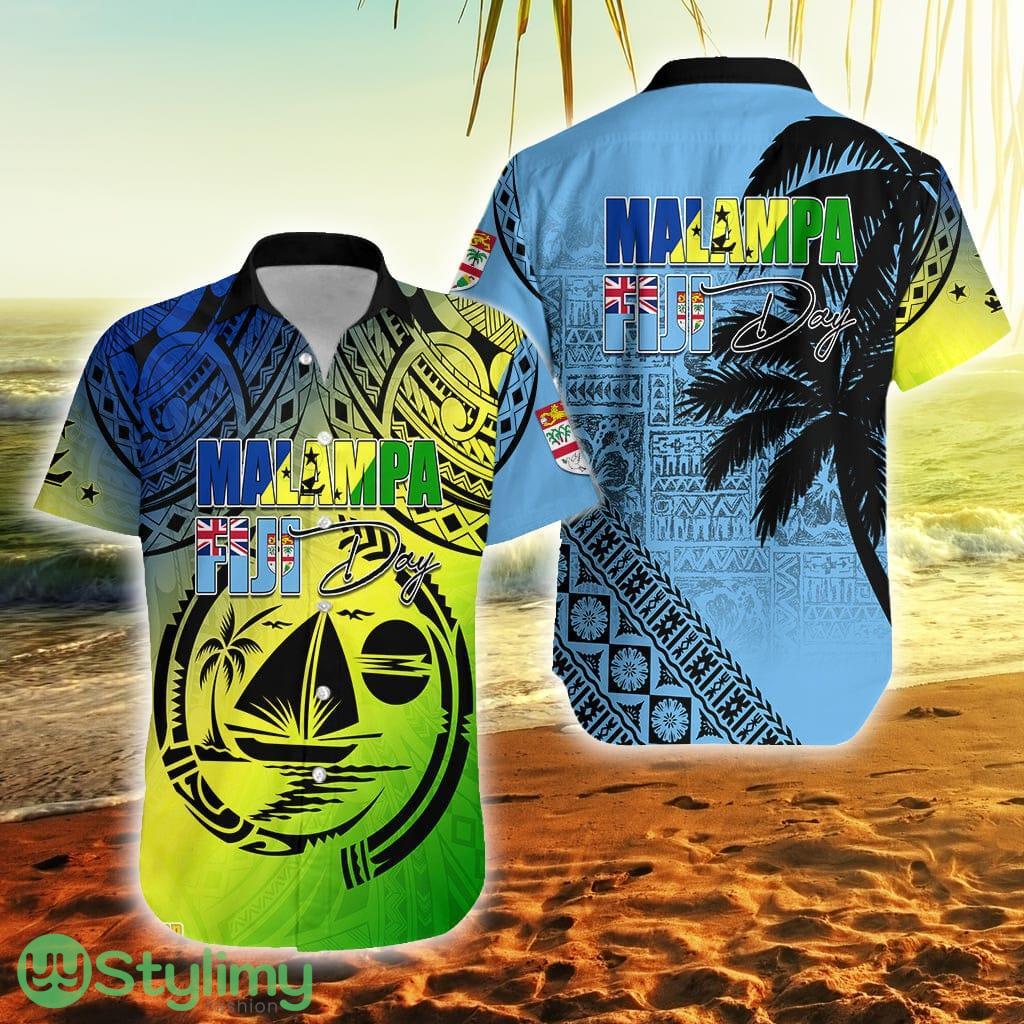 Malampa Fiji Day Flags Mix Style Fiji Button Down Hawaiian Shirt Trending Summer 2 Malampa Fiji Day Flags Mix Style Fiji Button Down Hawaiian Shirt Trending Summer Product Photo 1