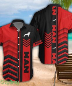 MAN Red Hawaiian Shirt Men Women Beach Gift Custom Name Product Photo 1