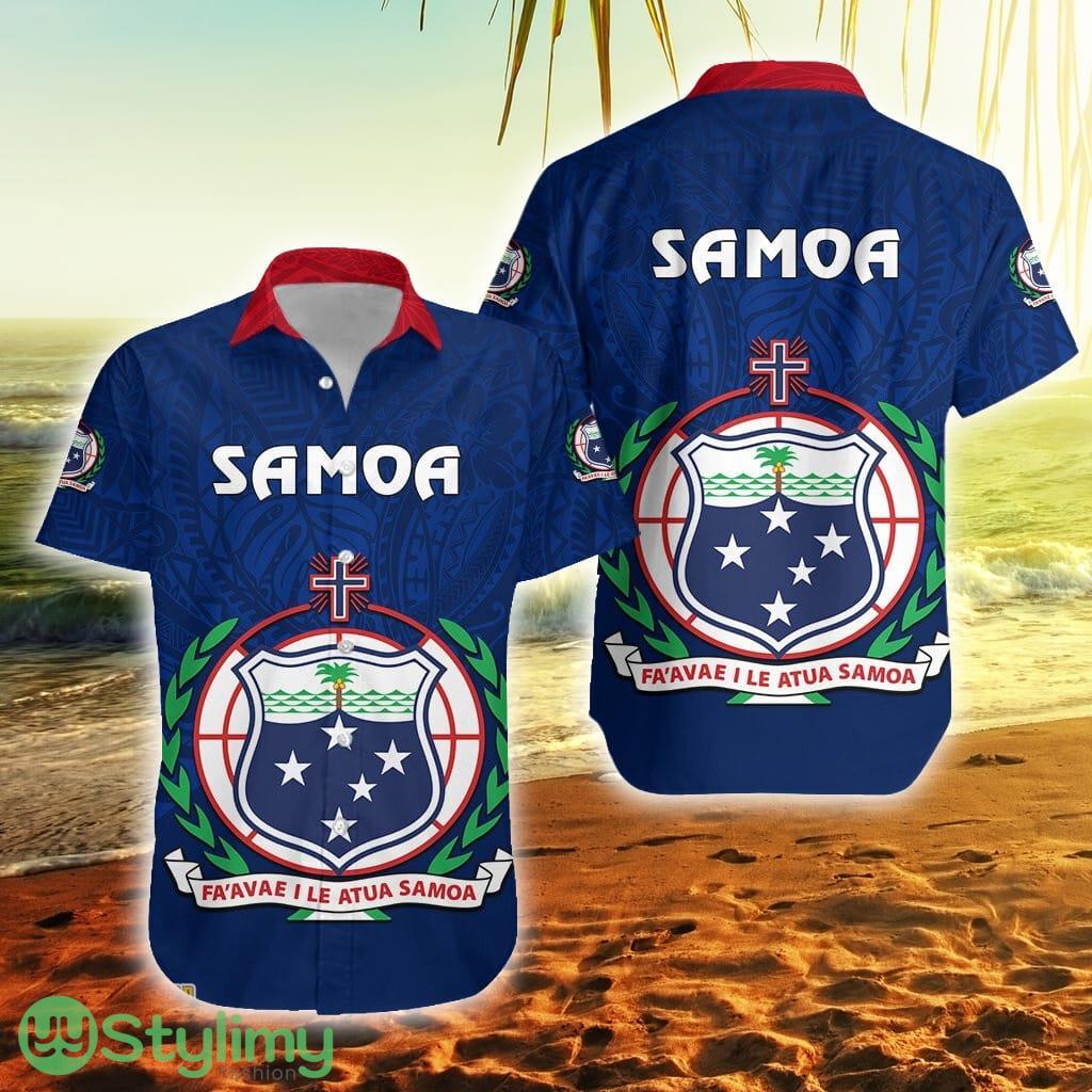 Manu Samoa Rugby Simple Style Blue Samoa Button Down Hawaiian Shirt Trending Summer 2 Manu Samoa Rugby Simple Style Blue Samoa Button Down Hawaiian Shirt Trending Summer Product Photo 1