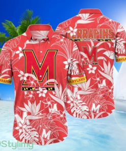 Maryland Terrapins NCAA3 3D Printing Hawaiian Shirt Short Sleeves Shirt Product Photo 1
