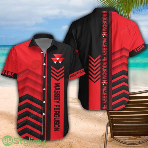 Massey Ferguson Red Hawaiian Shirt Men Women Beach Gift Custom Name