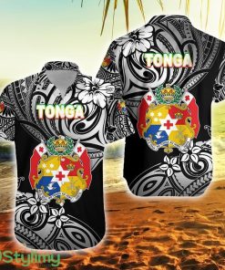 Mate Ma'a Tonga Rugby Polynesian Unique Vibes Black Tonga Button Down Hawaiian Shirt Trending Summer Product Photo 1