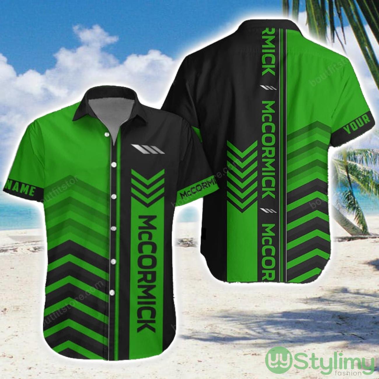 McCormick Green Hawaiian Shirt Men Women Beach Gift Custom Name 1 McCormick Green Hawaiian Shirt Men Women Beach Gift Custom Name Product Photo 1