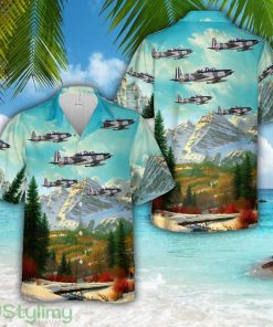 Mexican Navy Beechcraft T-6C Texan II 3D Hawaiian Shirt Product Photo 1