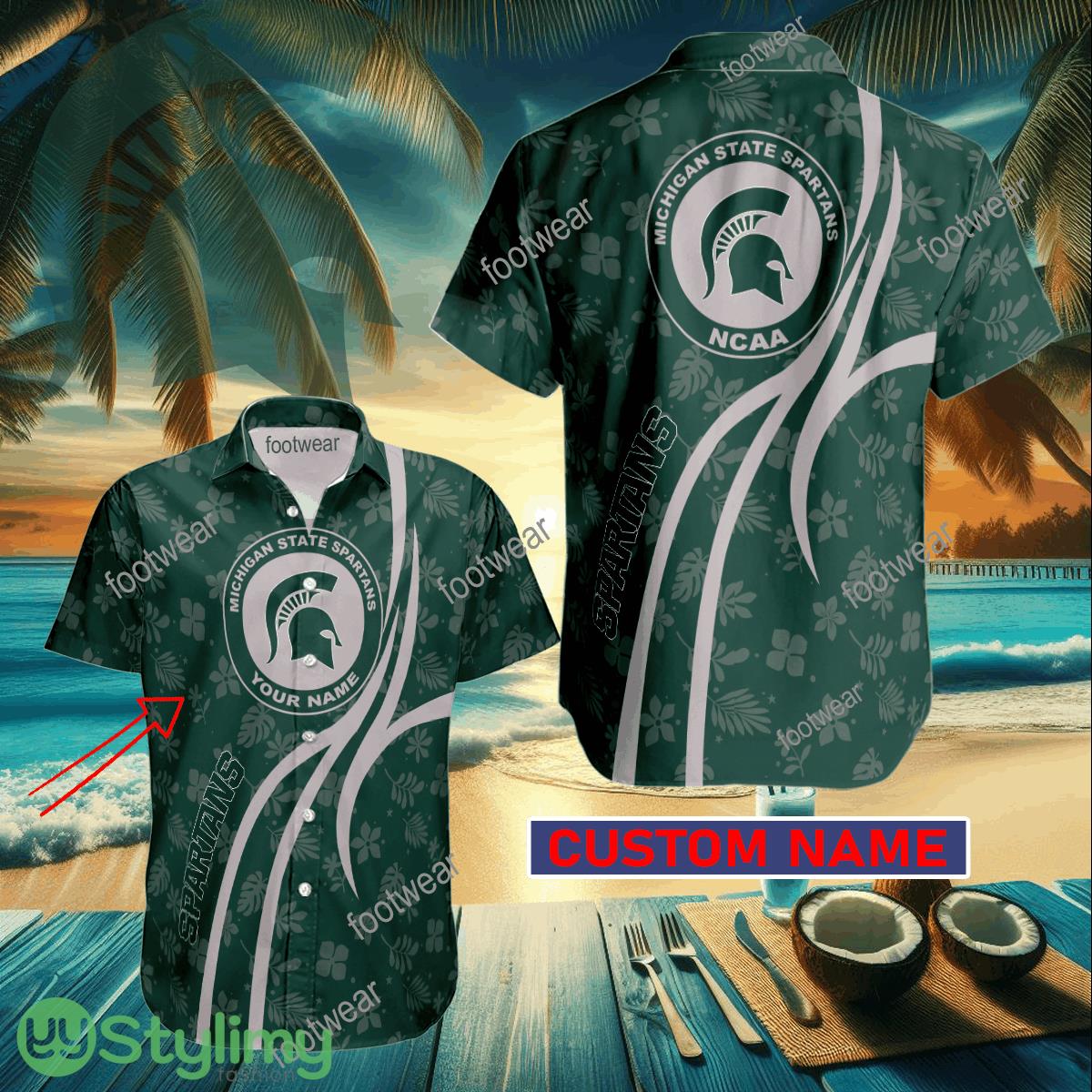 Michigan State Spartans Custom Name Hawaiian Shirt New For Men Women Fans Gift 2 Michigan State Spartans Custom Name Hawaiian Shirt New For Men Women Fans Gift - Michigan State Spartans Custom Name Hawaiian Shirt New For Men Women Fans Gift