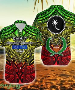 Micronesia Culture Day Chuuk And Pohnpei Reggae Style Chuuk Button Down Hawaiian Shirt Trending Summer Product Photo 1