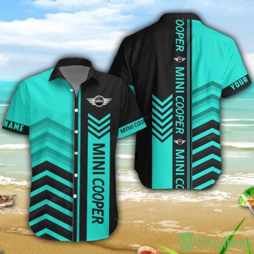 Mini cooper 3D Printing Shorts Sleeve Hawaiian Shirt Custom Name