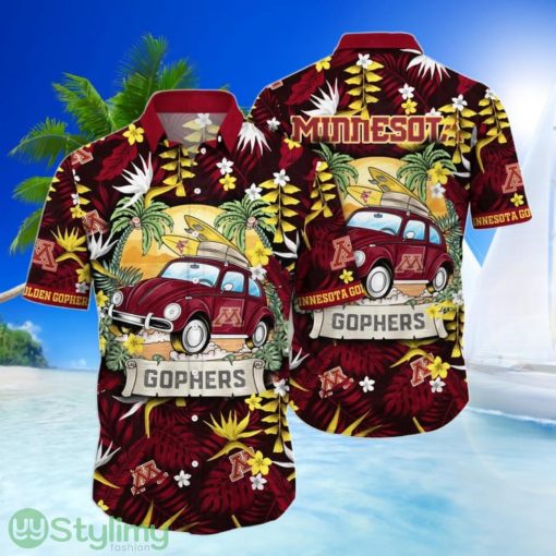 Minnesota Golden Gophers NCAA3 Car Go To beach Hawaiian Shirt Funny Summer Gift