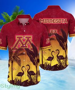 Minnesota Golden Gophers NCAA3 Couple Flamingo Hawaiian Shirt Sport Gift For Fans Product Photo 1