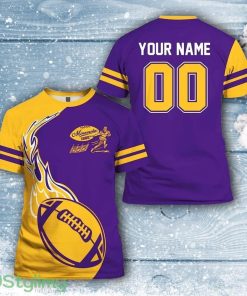 Minnesota Vikings All Over Printed Custom Name And Number Nfl 3D Product Photo 1
