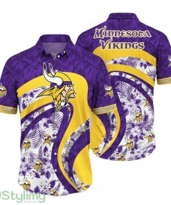 Minnesota Vikings NFL Hawaii Shirt Aloha Floral Tropical Pattern This Summer For Fan Product Photo 1