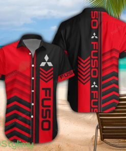Mitsubishi Fuso Red Hawaiian Shirt Men Women Beach Gift Custom Name Product Photo 1