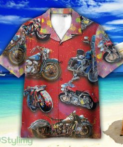 Motobike Unisex Short Sleeve Shirts Hawaiian Shirt For Men Women Product Photo 1
