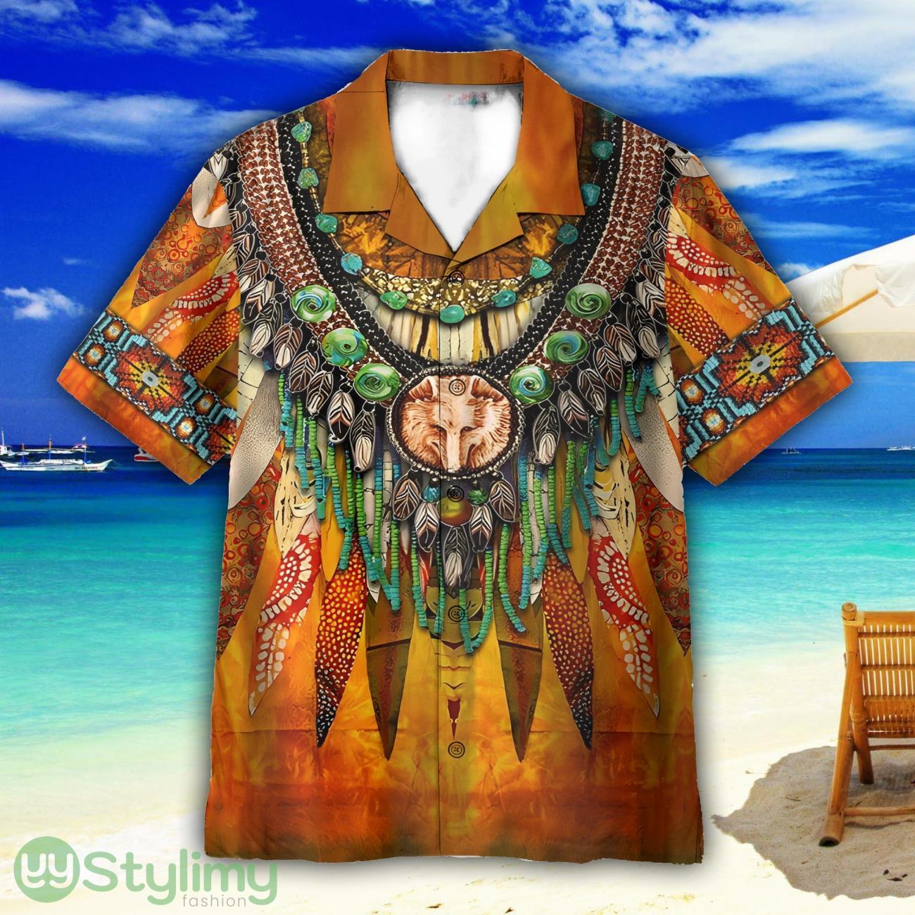 Native American Indigenous Cosplay Costume Hawaiian Shirt For Men Women 3 Native American Indigenous Cosplay Costume Hawaiian Shirt For Men Women Product Photo 1
