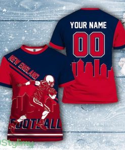 New England Patriots All Over Printed Custom Name And Number Nfl 3D Printed Shirt Best Gift For Fans Product Photo 1
